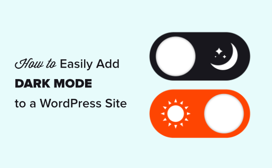 add dark mode wordpress
