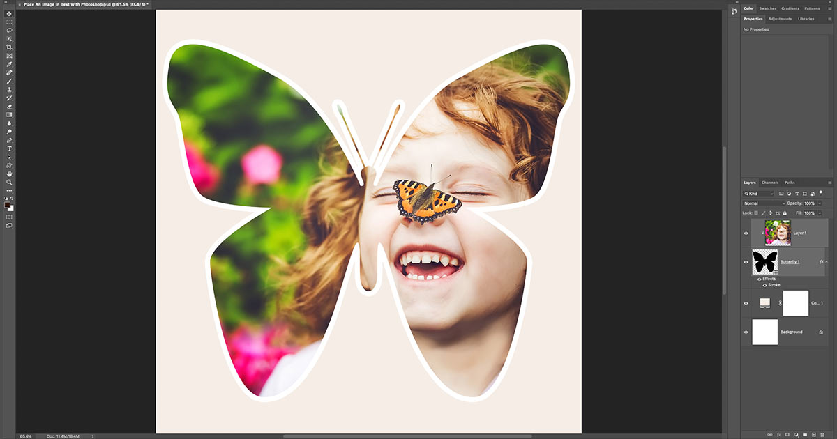 How to Place an Image in a Shape with Photoshop