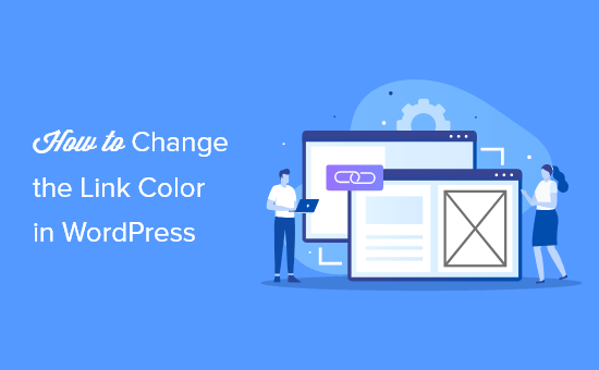how to change the link color in wordpress og