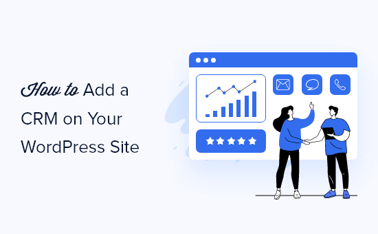 add CRM on your WordPress site og