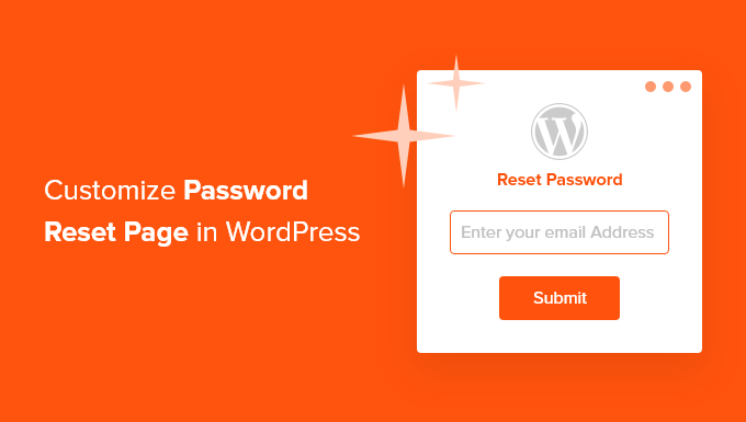 customize password reset pages in wordpress og