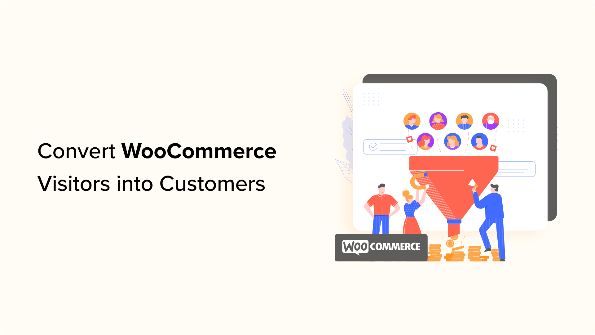how to convert woocommerce visitors into customers facebook