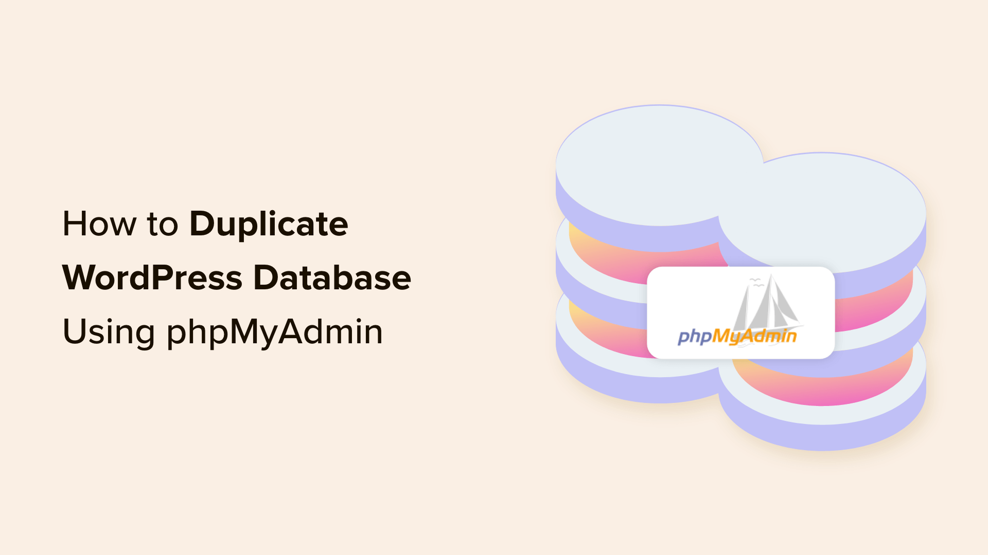 how to duplicate wordpress database using phpmyadmin facebook 1