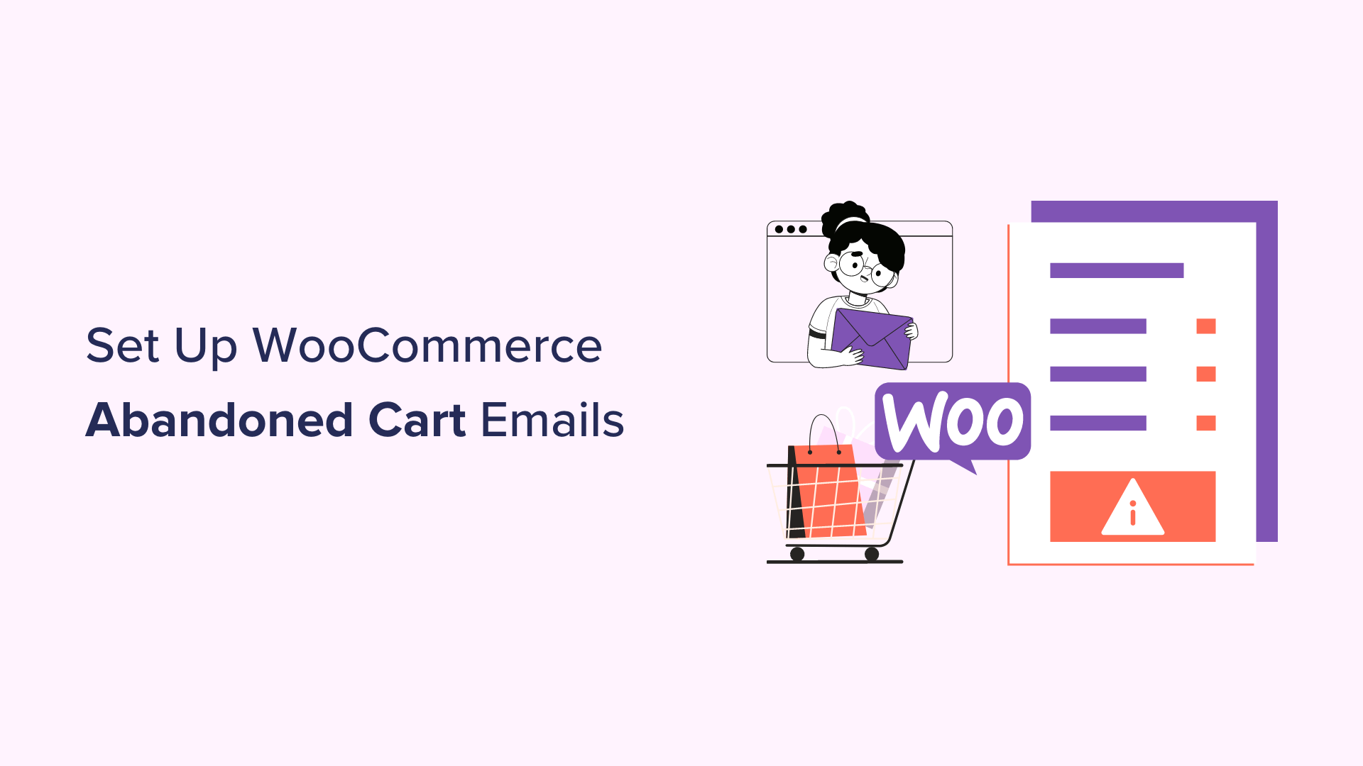 how to set up woocommerce abondoned cart emails facebook