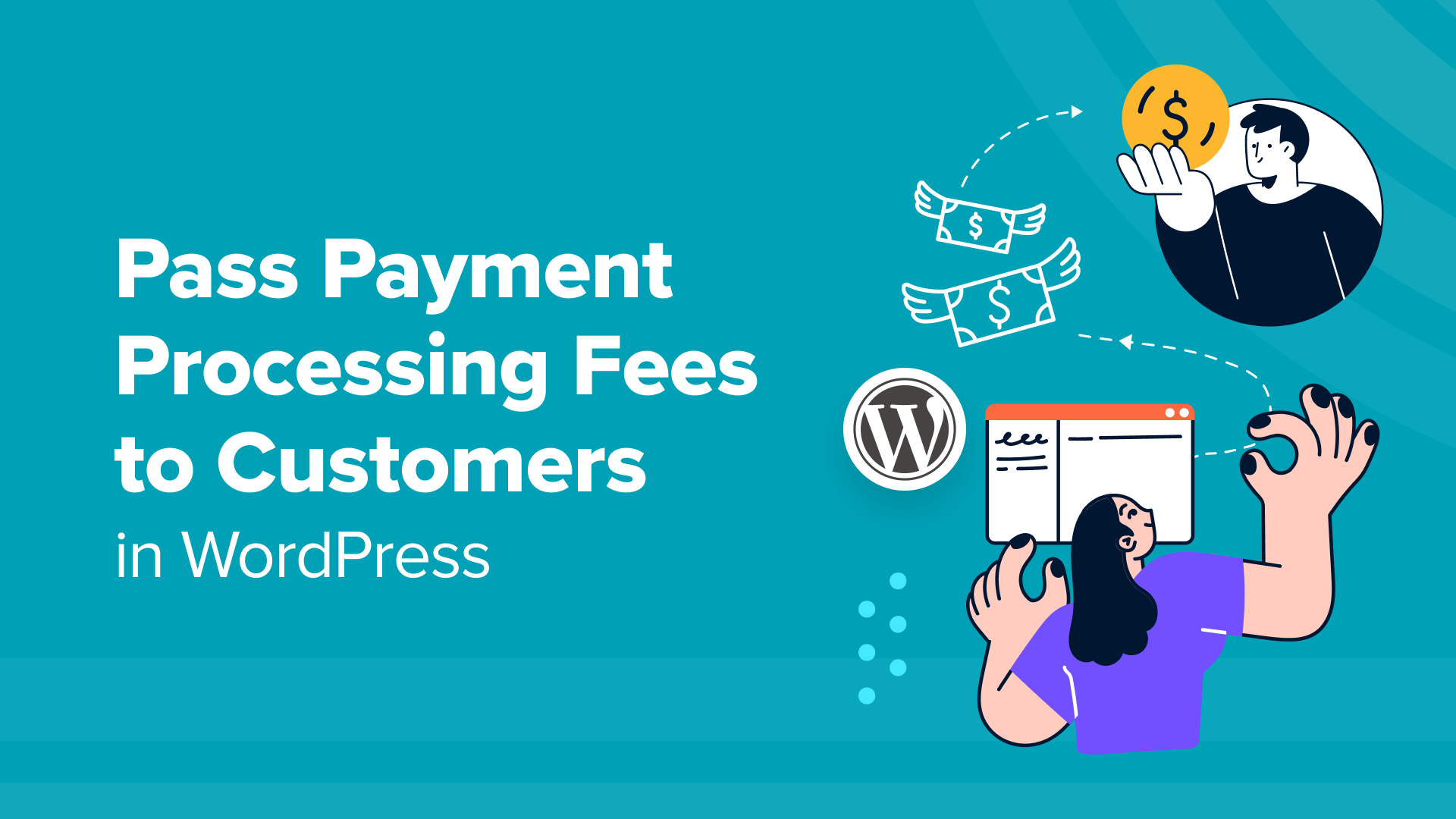 pass payment processing fees to customers facebook