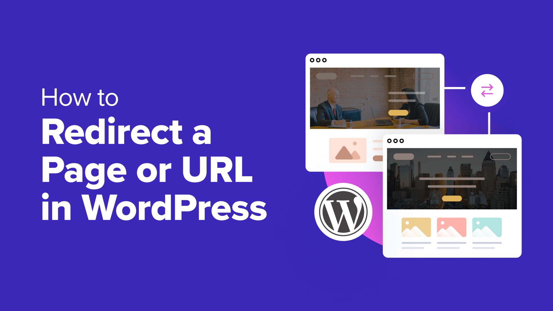 redirect a page or url in wordpress og