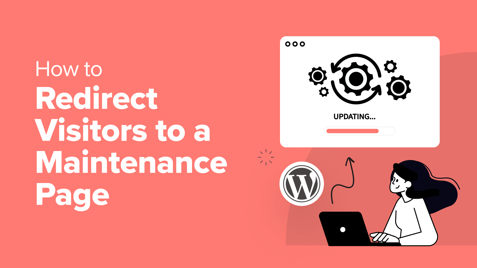 how to redirect visitors to a maintenance page